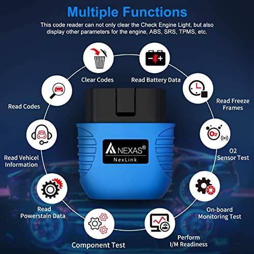 Wireless Diagnostic Scan Tool with Resets for All US Vehicles