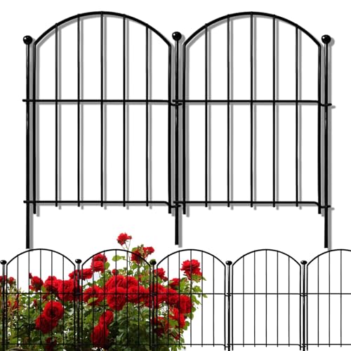 10 Pack Rustproof Metal No Dig Fence Animal Barrier for Dog