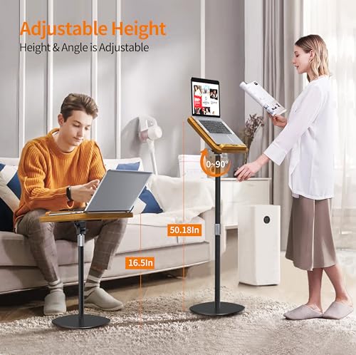 Floor Reading Stand with Page Clip for Cookbooks
