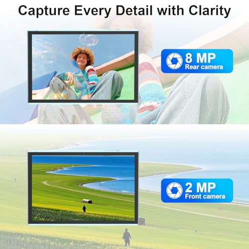 6000mAh 8GB RAM 32GB ROM Support 1TB Expandable Tableta Dual Camera 5G WiFi-6 Bluetooth Table