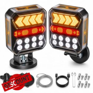 Solar Wireless Trailer Lights Kit