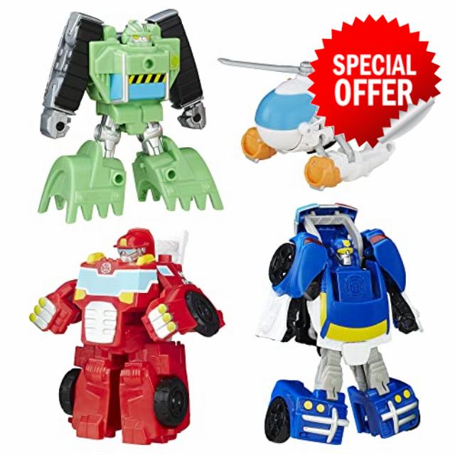 Transformers Rescue Bots Griffin Rock Team Action Figures (Amazon Exclusive)