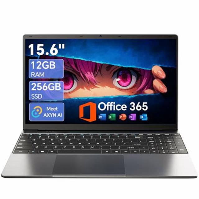 15.6 Inch Laptop with Office 365