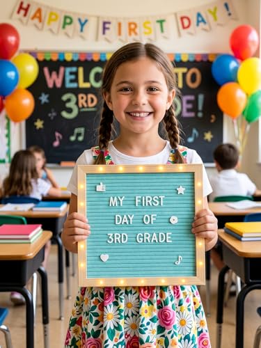 Poster Board for Baby/Pregnancy Announcement/Classroom Wall Decor Gifts First Day of School