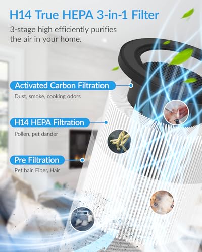 ADTARK Air Cleaner with 3-in-1 Filter