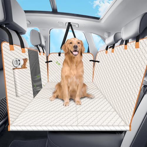 Hard Bottom Holds 420lbs Dog Hammock for Cars SUVs Trucks