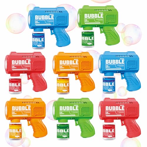 8-Pack Automatic Bubble Gun