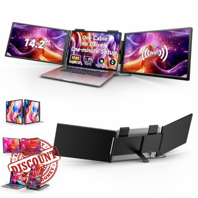 Laptop Screen Extender，14" FHD 1080P IPS