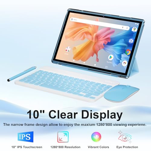 10" Tabletas Include Mouse Keyboard Stylus Case