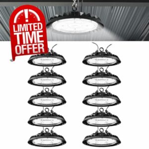 Sunco 10 Pack UFO LED High Bay Light