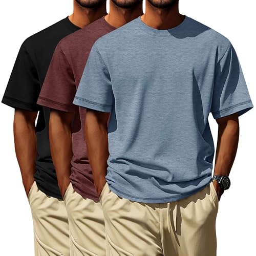 Neer 3 Pack Big and Tall Shirts for Men L-7xl