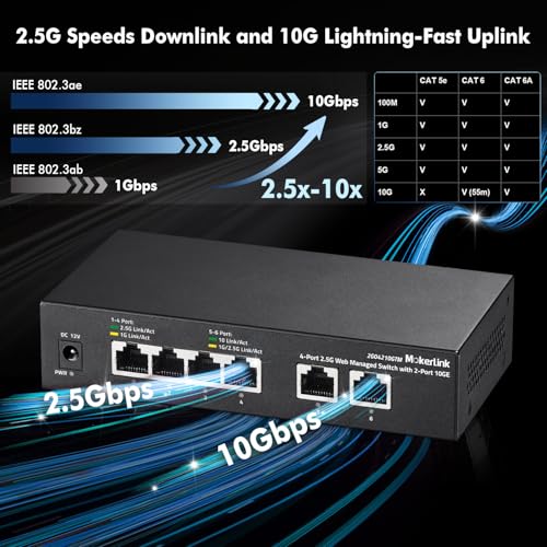 2x10G RJ-45 Base-T Ports