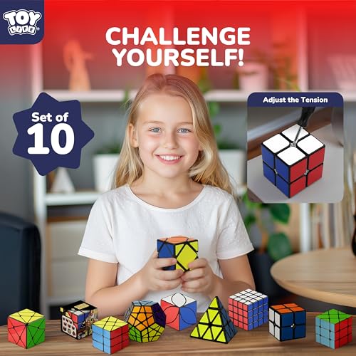 Variety of Shapes & Difficulty Levels – Includes 2x2