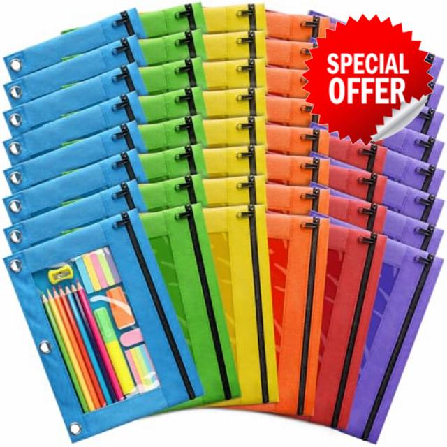 Pencil Pouch for 3 Ring Binder