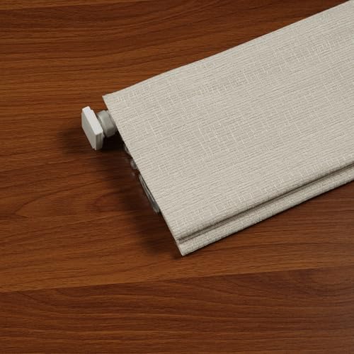 34" W x 64" H Cordless 70% Blackout 1.3 Window Depth Need Easy Install Roman Window Blinds