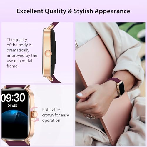 1.85" HD 60+FPS Screen Fitness Tracker with 110+ Sport Modes