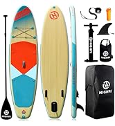 Highpi Inflatable Stand Up Paddle Board for Youth and Adults – Wide Sup with Premium Accessories,...