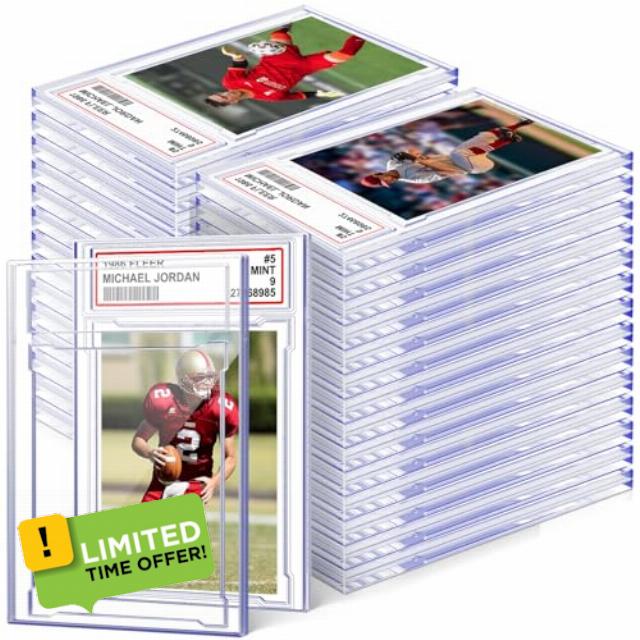 50 PCS Card Case Holder for Trading Cards