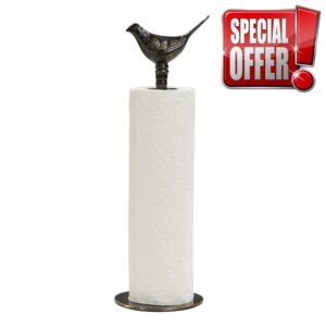 1 Luxurious Brass Paper Towel Holder countertop (Black)