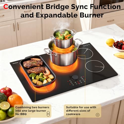 5 Burner Radiant Stove Top