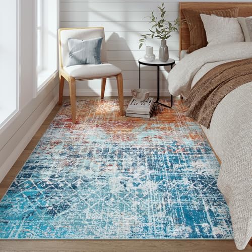 Boho Dining Room Rug Non Slip