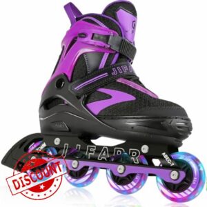 Adjustable Inline Skates for Kids Ages 4–12