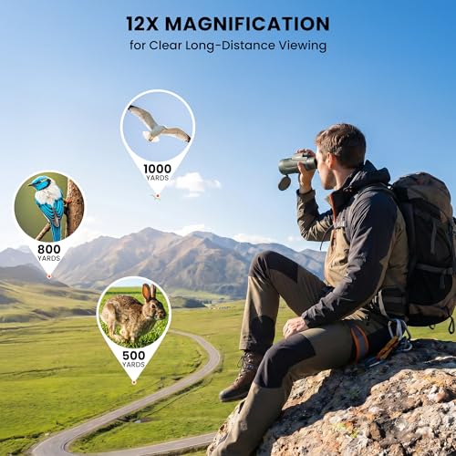 Waterproof with Carrying Bag for Bird Watching Travel Sports