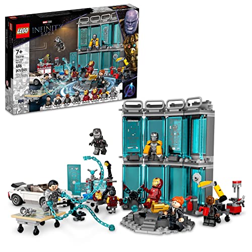 Lego Marvel Iron Man Armory Toy Building Set 76216