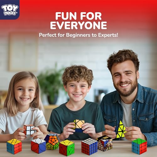 Megaminx & More – Smooth & Fast Turning Puzzle Cubes for Kids & Adults