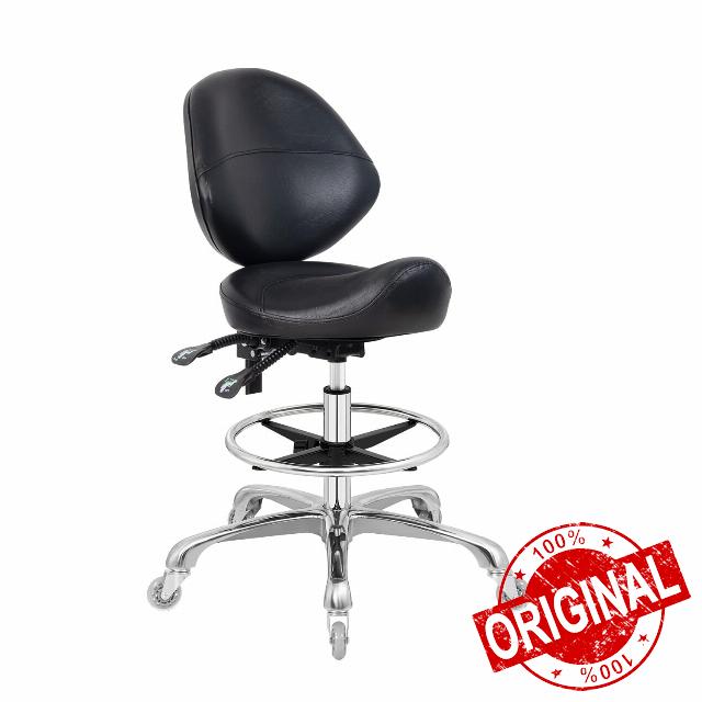 Saddle Stool Chair with Wheels
