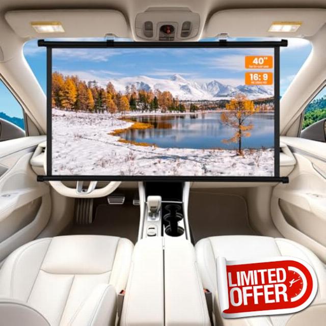 40 Inch Small Projector Screen