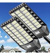 9000W Pro Large Solar Street Lights Outdoor with Thickened Shell, Commercial Grade Solar Street L...