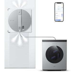 ECOVACS WINBOT W3 Omni Robot Window Cleaner with Auto-Clean & Multi-Functional Station