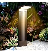COXSENI Solar Pathway Lights Outdoor 8 Pack, 6500K LED Solar Powered Walkway Lights IP65 Waterpro...
