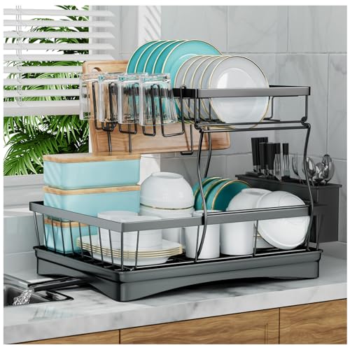 Detachable Large Capacity Dish Drainer Organizer