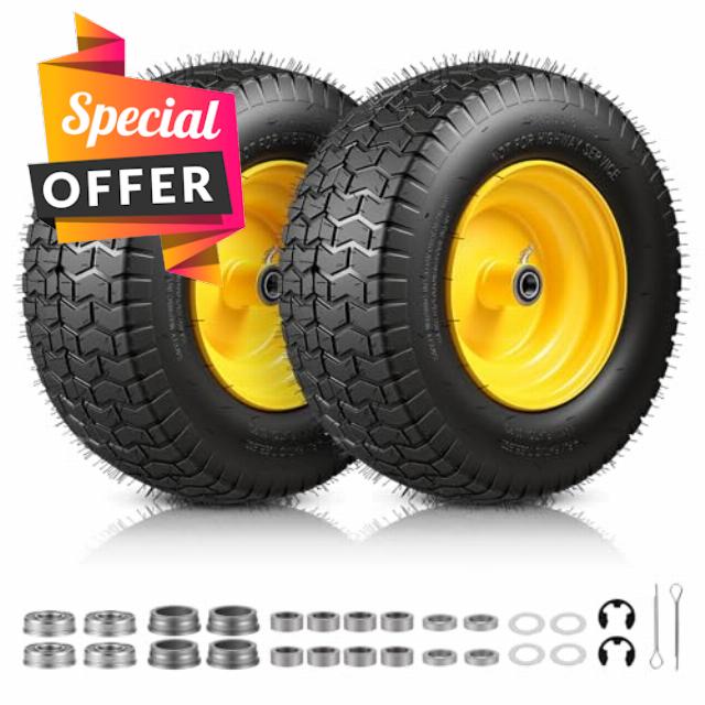 16x6.50-8 Tubeless Tire and Wheel