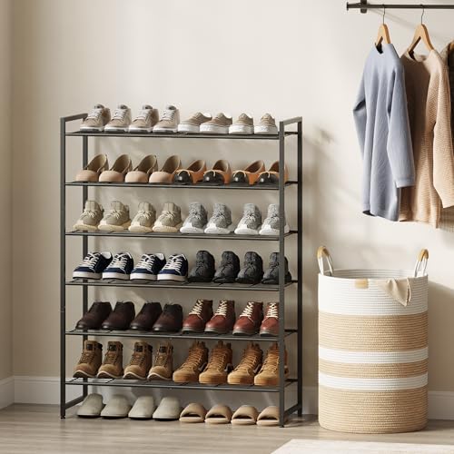 6 Tier Garage Shoe Rack Max Holds 30 Pairs