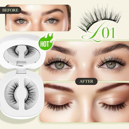 Reusable Soft Magnetic Lashes Kit with Applicator