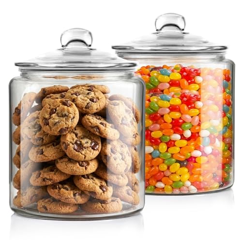 1 Gallon Cookie Jar for Food Storage