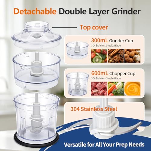 500ml & 200ml Chopper Cups