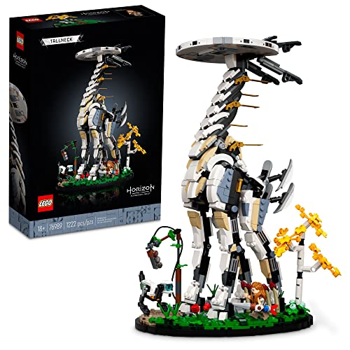 LEGO Horizon Forbidden West: Tallneck 76989 Building Set - Aloy Minifigure & Watcher Figure