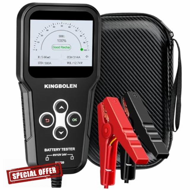 KINGBOLEN BM520 6V 12V 24V Car Battery Tester