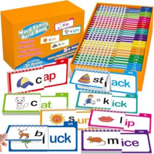 Phonics Flash Cards Word Family Build Book