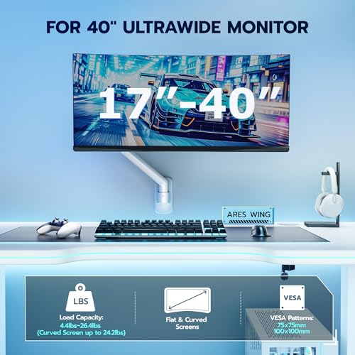 Heavy Duty Monitor Arm Up to 26.4 lbs