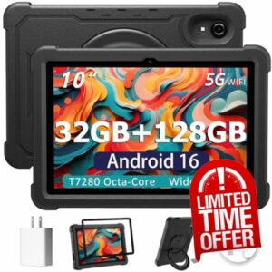 HUIHUANG Tablet 10 Inch Android 16 Tablet