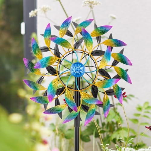 Kinetic Two Way Spinner for Yard Garden Outdoor Deco