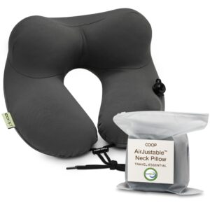 Coop Home Goods AirJustable Travel Neck Pillow