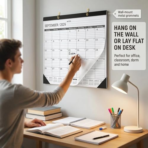 22" x 17" Calendar with 120g Thick Paper