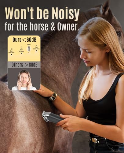 2 Speed Cordless Grooming Clippers for Horse