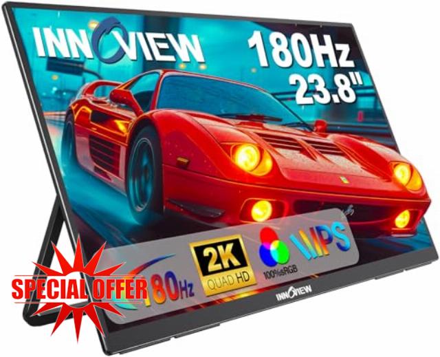 2K 180Hz Portable Gaming Monitor
